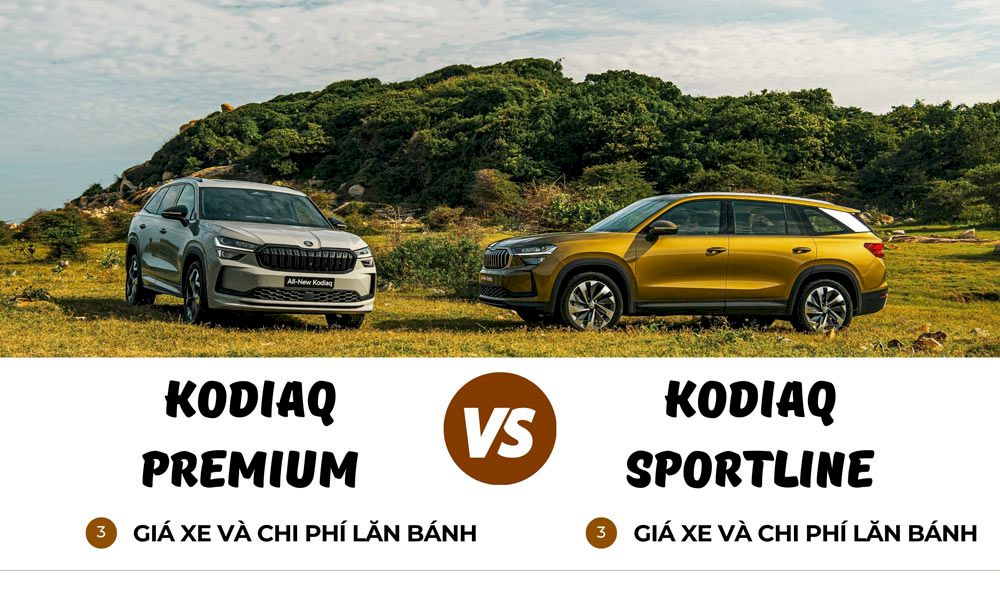 Skoda Kodiaq Premium v&agrave; Skoda Kodiaq Sportline: So s&aacute;nh, đ&aacute;nh gi&aacute; 2 phi&ecirc;n bản 2025
