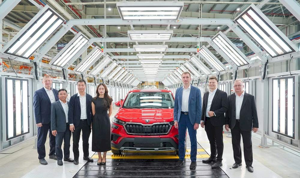 Skoda Kushaq &ndash; Mẫu SUV ch&acirc;u &Acirc;u đầu ti&ecirc;n được sản xuất tại Việt Nam, Bộ trưởng S&eacute;c trực tiếp l&aacute;i thử