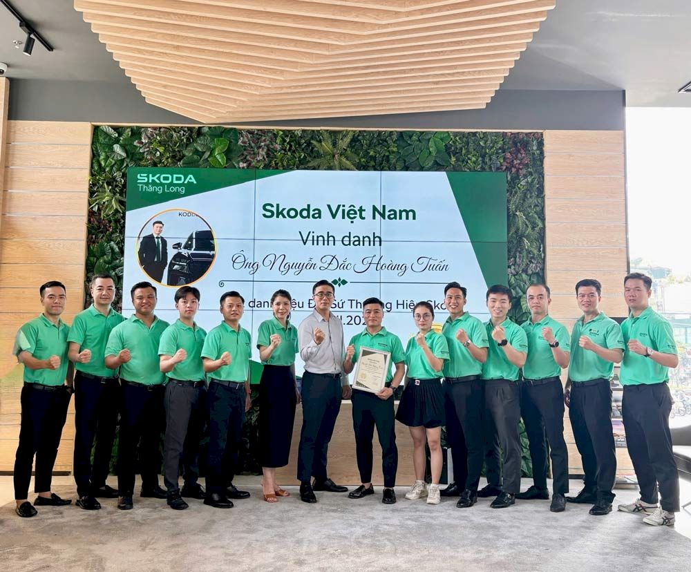 Skoda Thăng Long : Lễ Vinh Danh Đại Sứ Thương Hiệu Skoda Quý II-2025