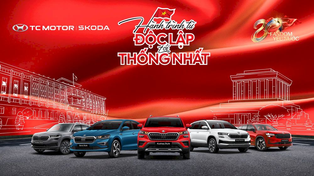 Skoda Thăng Long góp mặt trong hành trình “Từ Độc Lập tới Thống Nhất” của Skoda