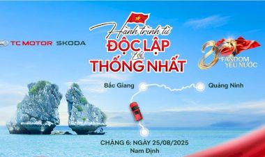 ( Chặng 6) : Skoda Thăng Long đồng hành tiến về Nam Định – Bắc Giang – Quảng Ninh