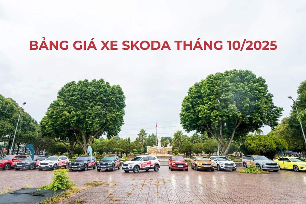 Cập nhập giá xe Skoda và chương trình khuyến mãi tháng 10/2025