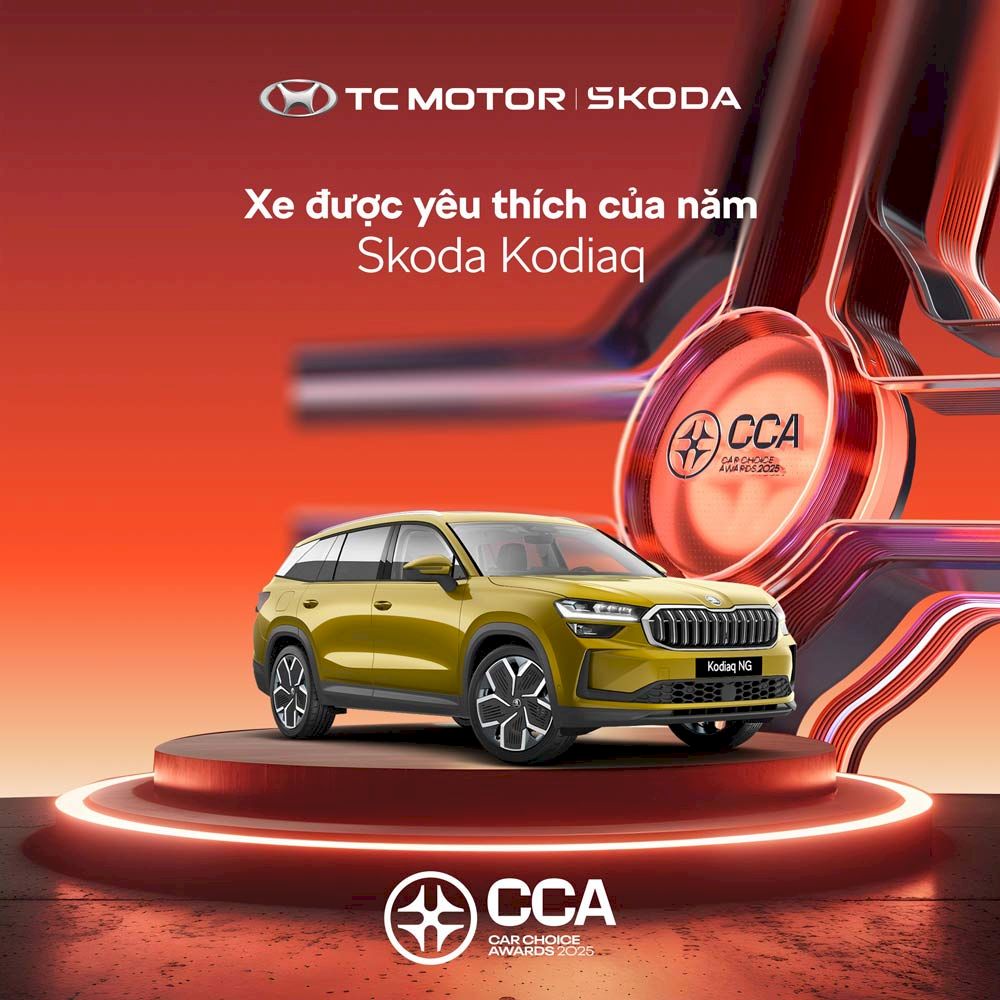 Skoda Kodiaq được vinh danh “Xe được yêu thích của năm” tại Car Choice Awards 2025