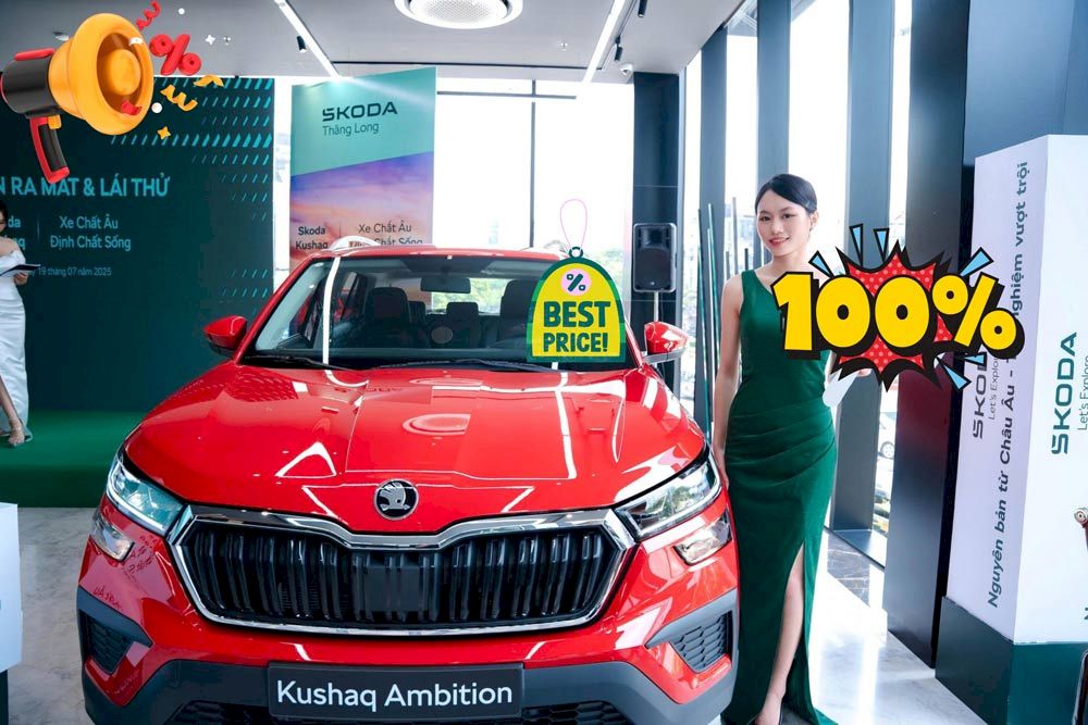 Giá xe Skoda tháng 12/2025: Slavia và Kushaq tiếp tục tặng 100% phí trước bạ