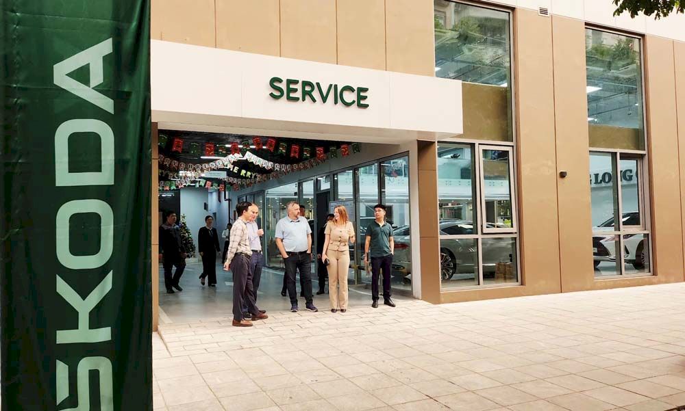 Chuyên gia Skoda Auto thăm xưởng Dịch vụ Skoda Thăng Long