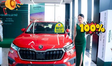 Giá xe Skoda tháng 12/2025: Slavia và Kushaq tiếp tục tặng 100% phí trước bạ