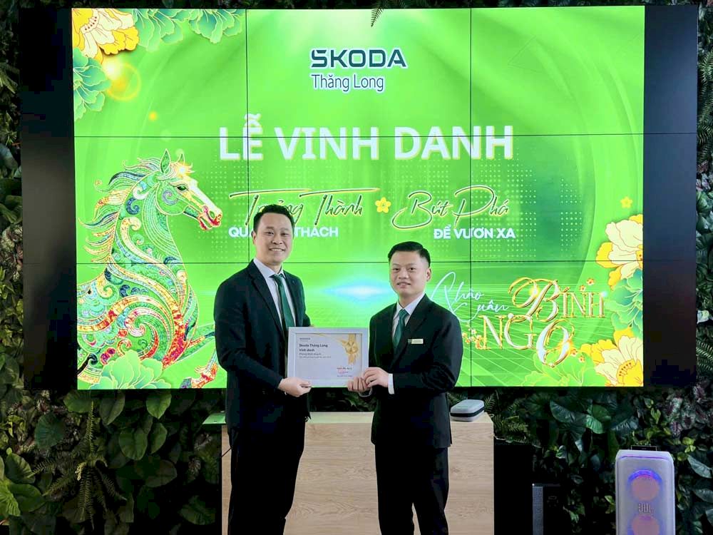 Vinh danh tập thể và cá nhân xuất sắc Skoda Thăng Long 2025 – Sẵn sàng bứt phá 2026