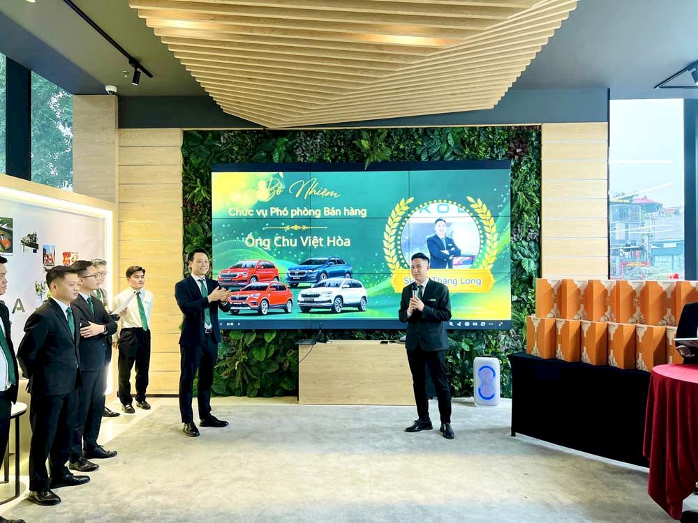 Skoda Thăng Long bổ nhiệm Ph&oacute; ph&ograve;ng B&aacute;n h&agrave;ng 