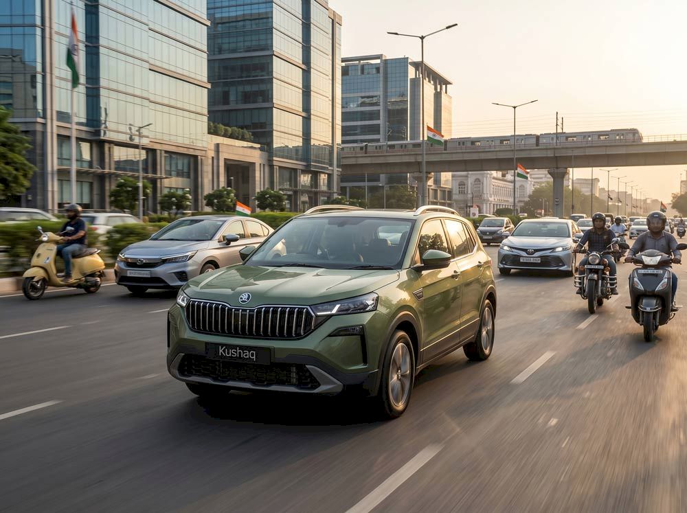Skoda Kushaq và Skoda Slavia 2026:  Tăng tốc tại Ấn Độ