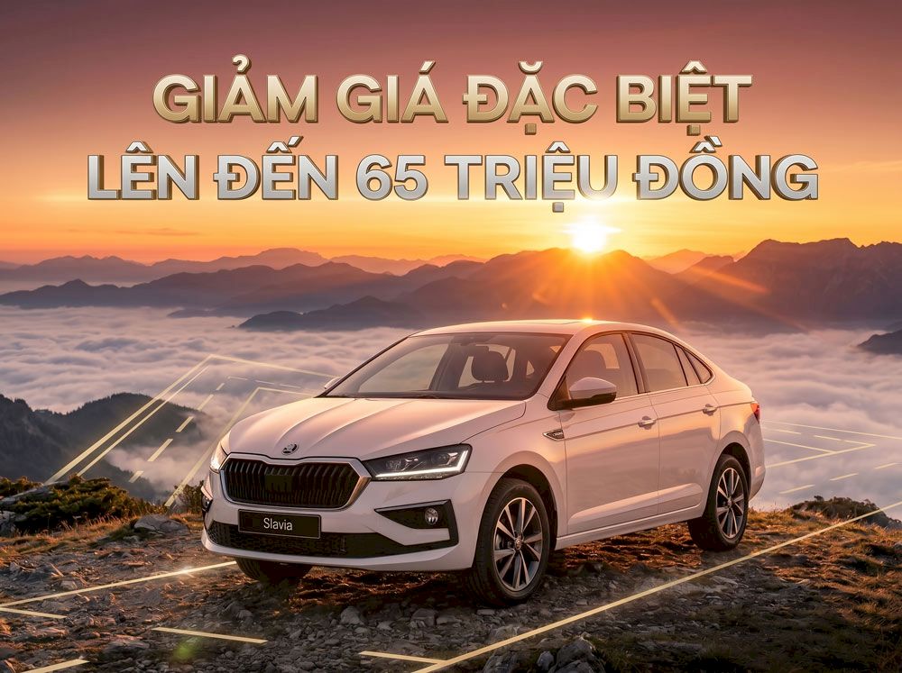 Giá Xe Skoda Slavia Tháng 6/2026: Ưu Đãi 50% Trước Bạ, Tặng 1.000 Lít Xăng