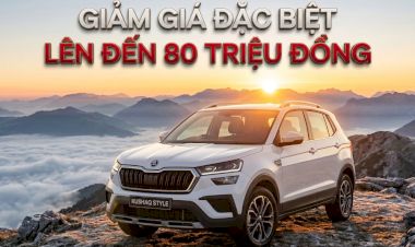 Giá xe Skoda Kushaq tháng 6/2026: Ưu đãi tới 80 triệu đồng, hỗ trợ 50% trước bạ